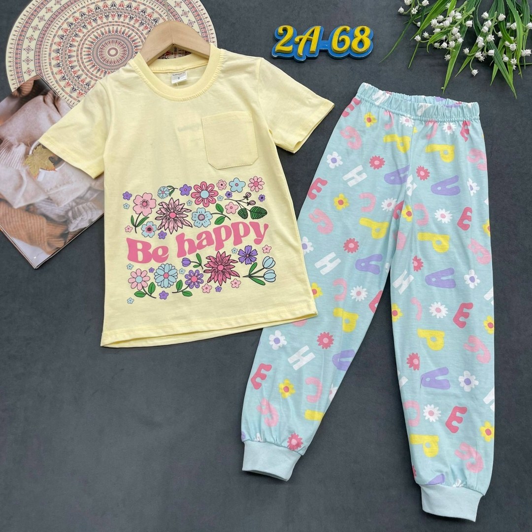 пижама для девочек,пижама детская,пижама детская для девочек с кроликами,пижама комплект,пижама