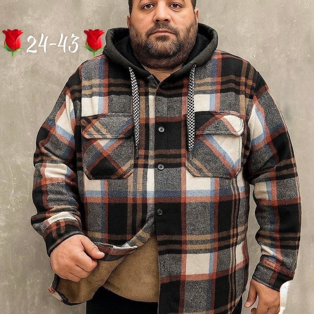 рубашка в клетку теплая с капюшоном,рубашка с капюшоном,рубашка теплая на флисе,рубашка в клетку с капюшоном,рубашка мужская с капюшоном
