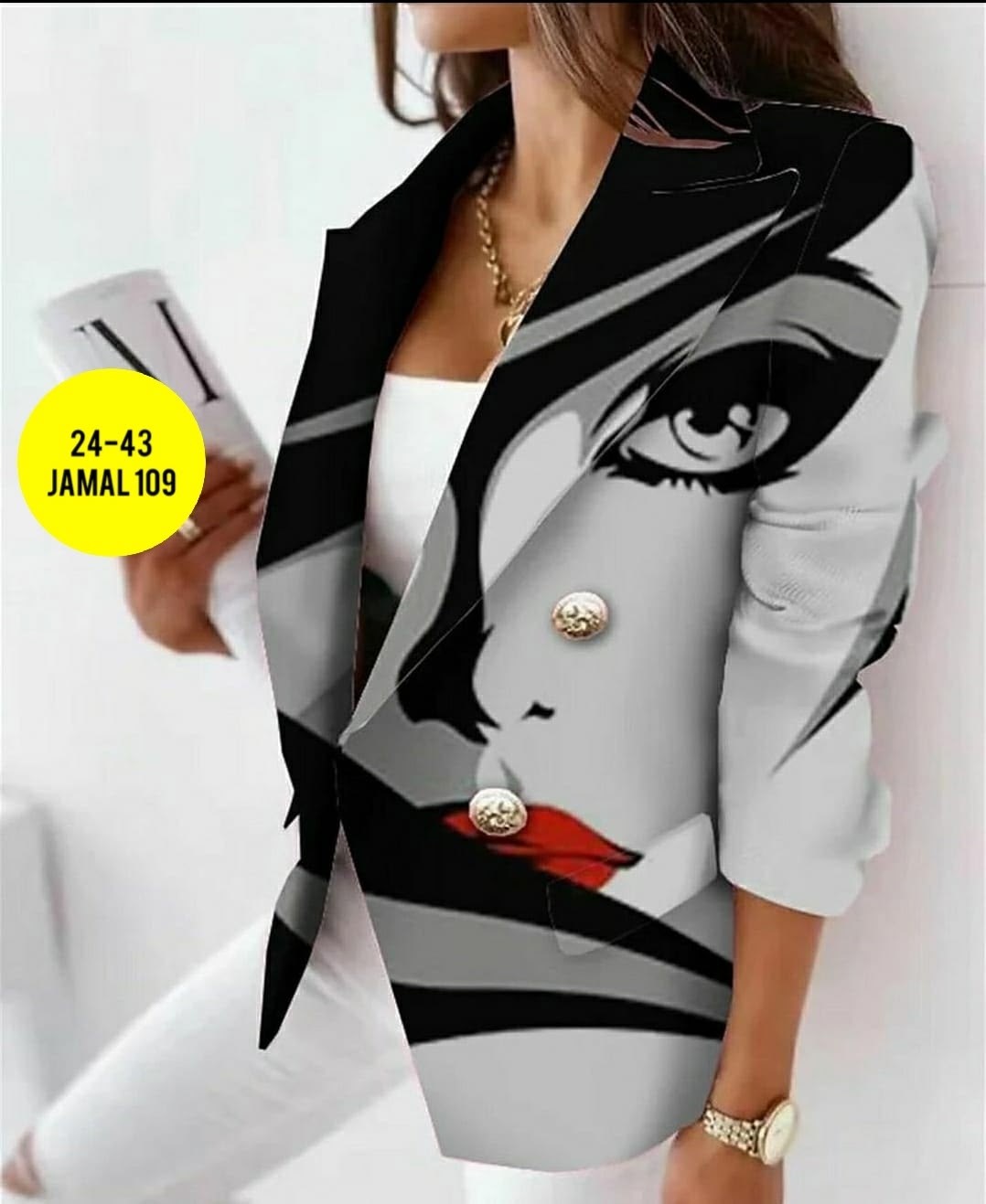 пиджак с принтом, ,костюмы женские,одежда для женщин