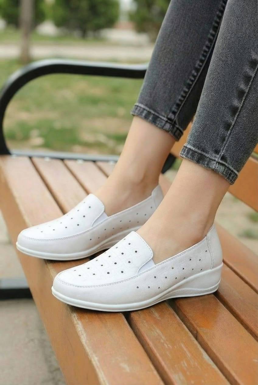 , женская,туфли женские летние,лоферы с перфорацией женские,туфли на плоской подошве