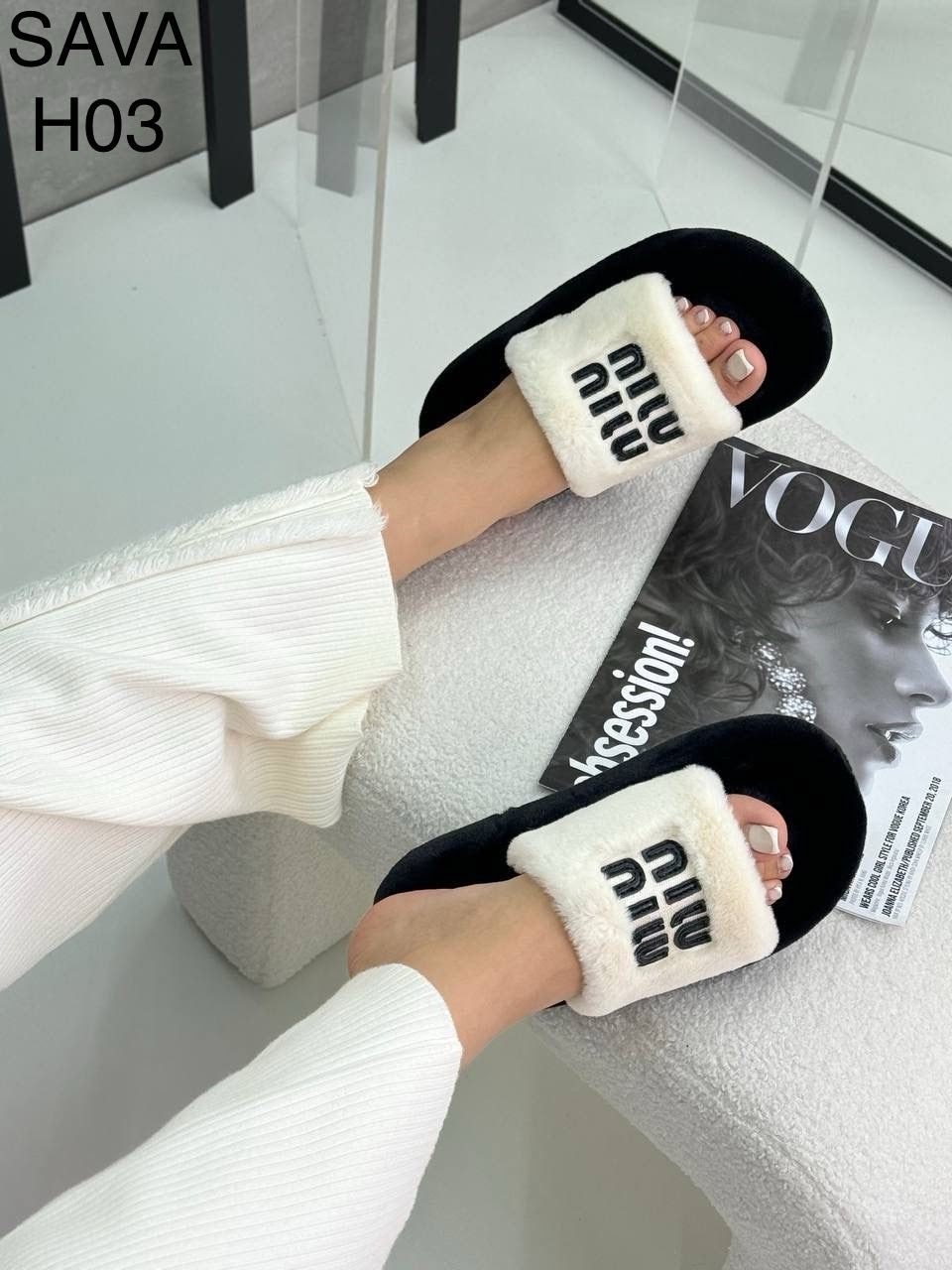 шлепанцы miu miu с мехом,тапочки домашние женские,,тапочки miu miu,тапочки женские