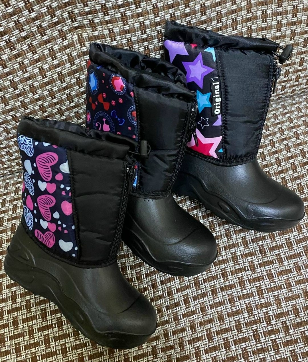 сапоги детские,сапожки,дарина сапоги детские зимние на липучке,сноубутсы для девочек,дутики детские