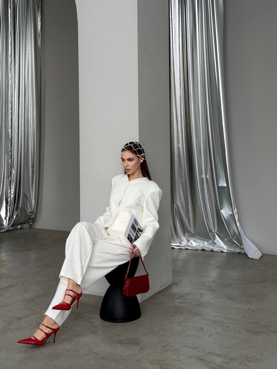 жакет helen birch j017 молочный,костюм брючный 1993 белый dilanavip,белый брючный костюм,брючный костюм,брючный костюм pirs 5026 белый