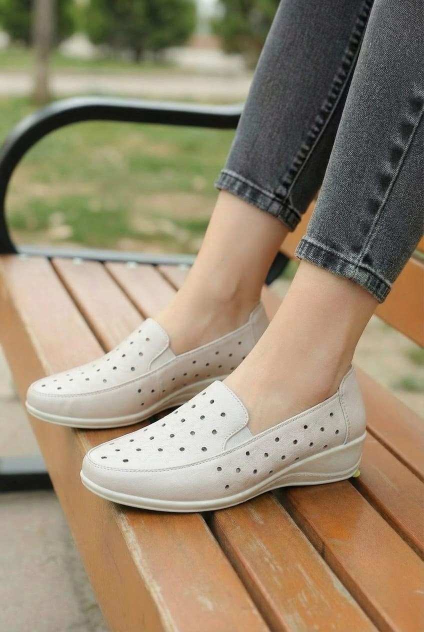 , женская,туфли женские летние,лоферы с перфорацией женские,туфли на плоской подошве