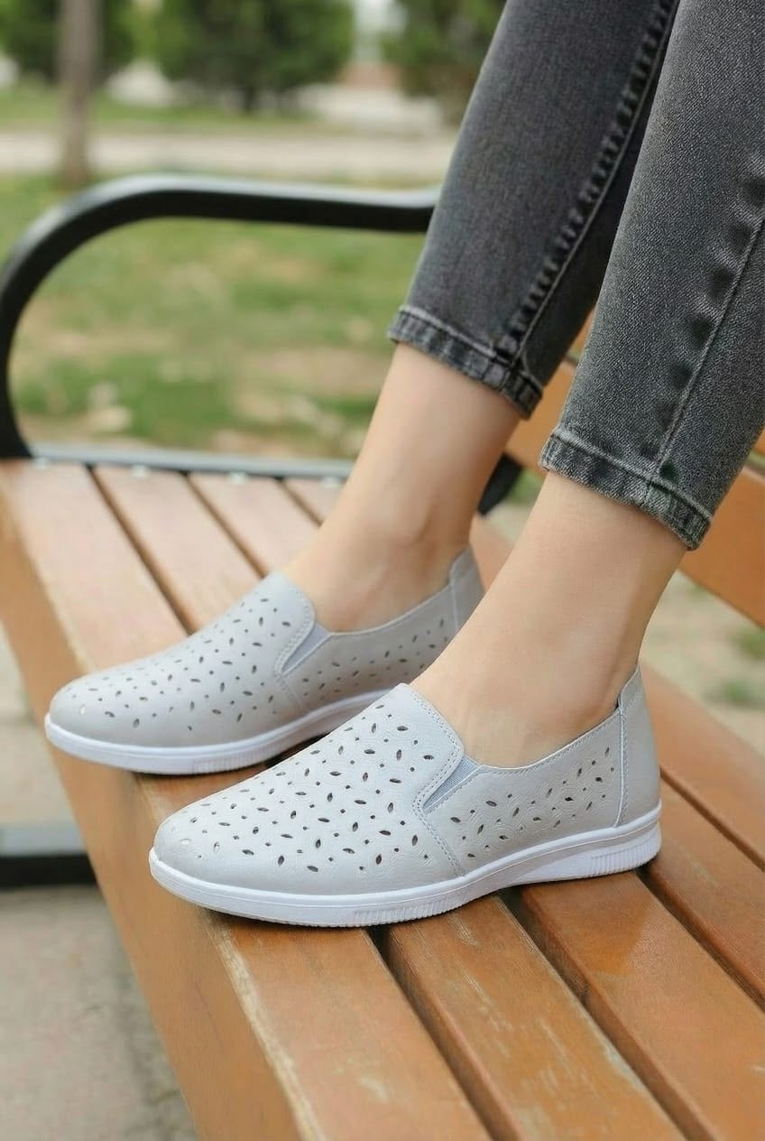 , женская,туфли женские летние,лоферы с перфорацией женские,туфли на плоской подошве