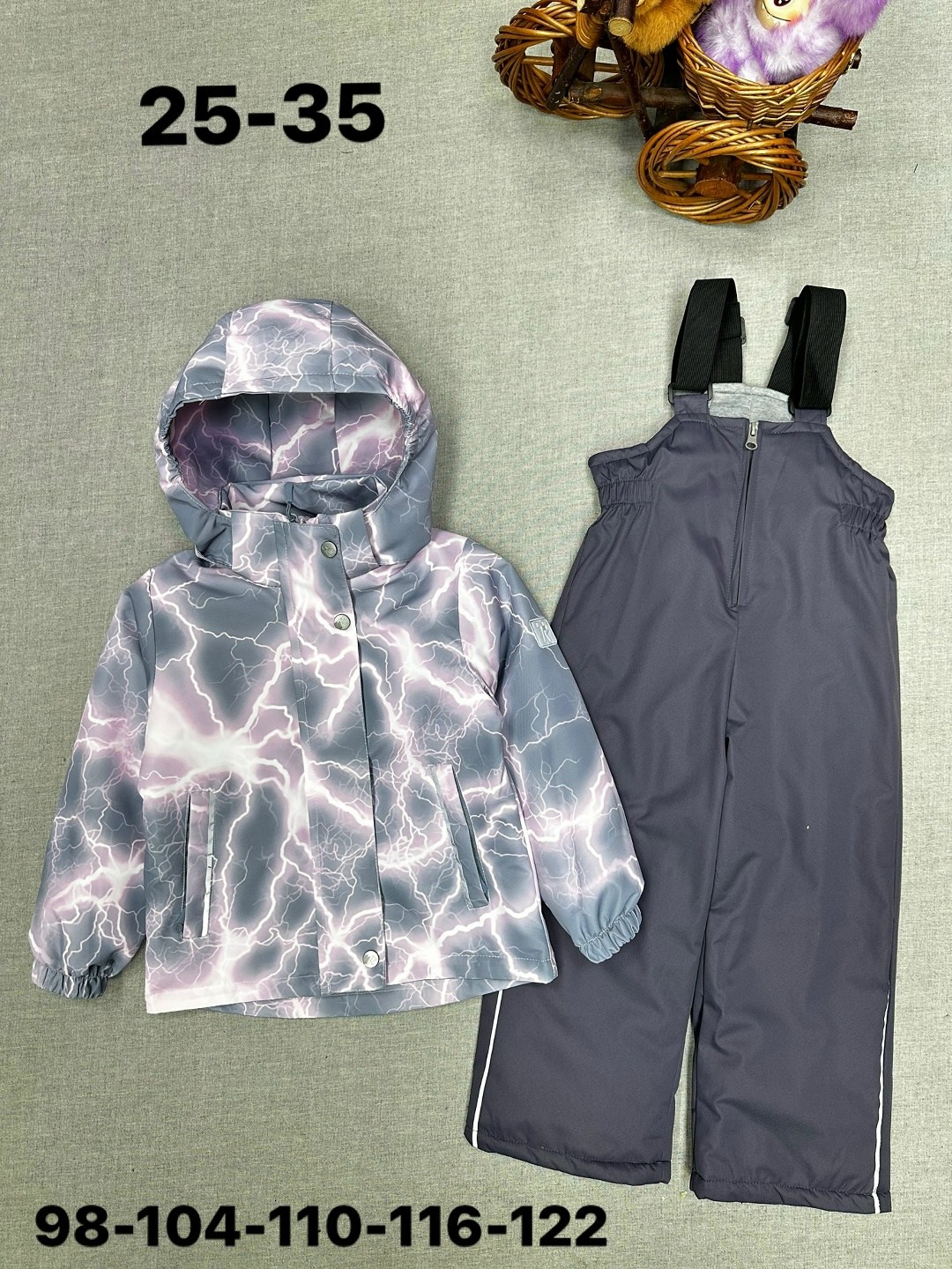 демисезонная одежда,комплект верхней одежды nikastyle размер 122,комплект демисезонный,комплект верхней одежды,зимний костюм для девочек