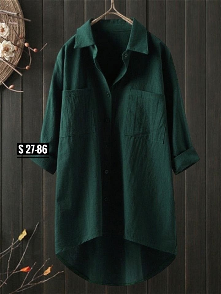женская рубашка оверсайз из хлопка,льняная рубашка оверсайз,женская повседневная рубашка xxl зелёный,рубашка удлиненная,повседневная рубашка