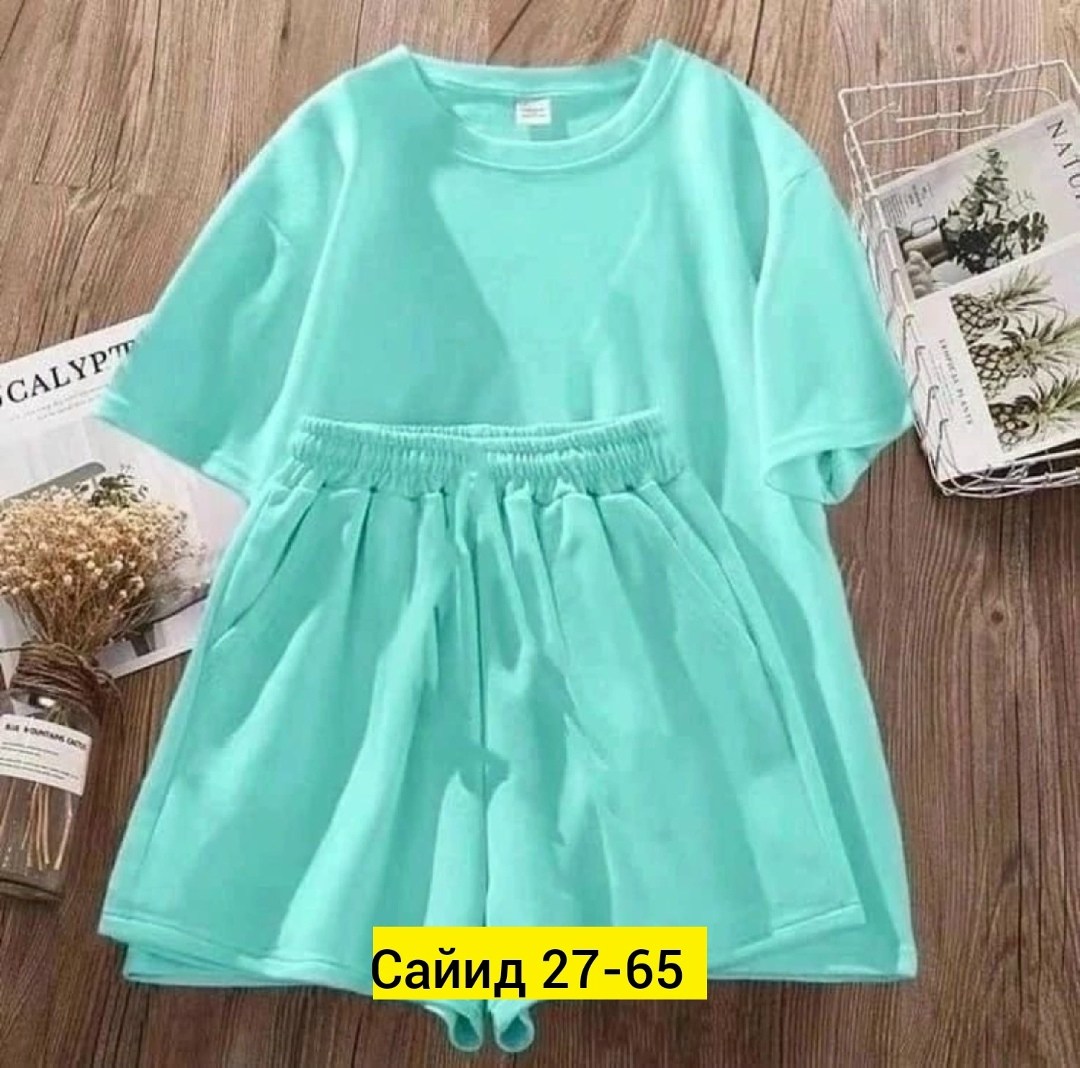 комплект одежды женские,костюм женский,летние женские костюмы,одежда женская,костюм летний шорты и футболка