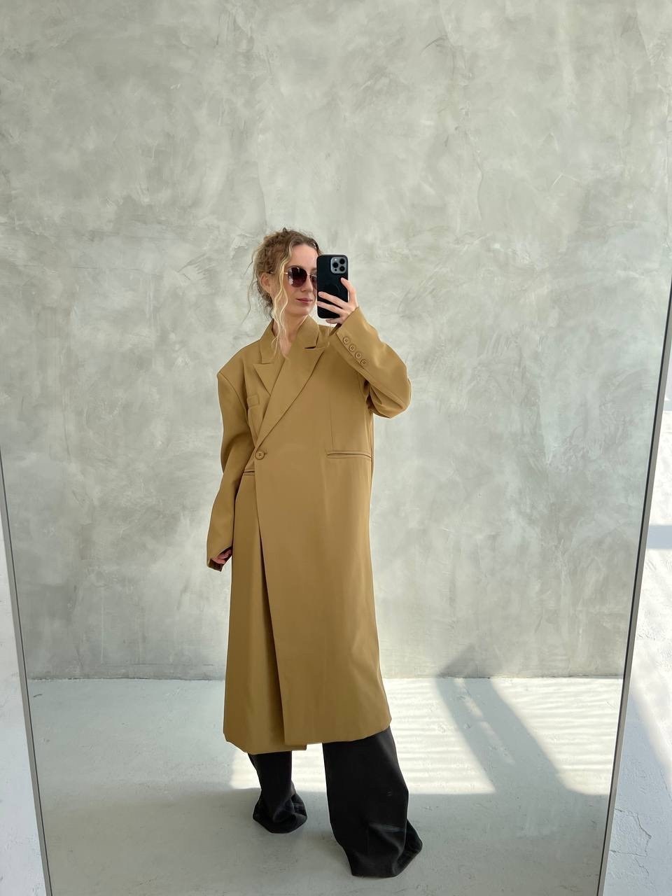 бежевый брючный костюм,широкие брюки,мода стиль,стильные наряды