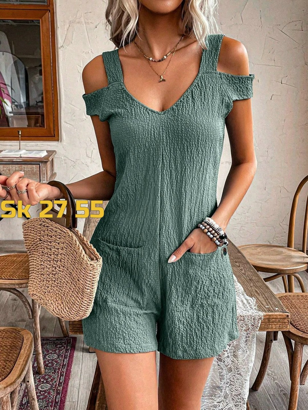 женский летний комбинезон,комбинезон с завязками,женские комбинезоны,комбинезоны и комплекты,комбинезон повседневный