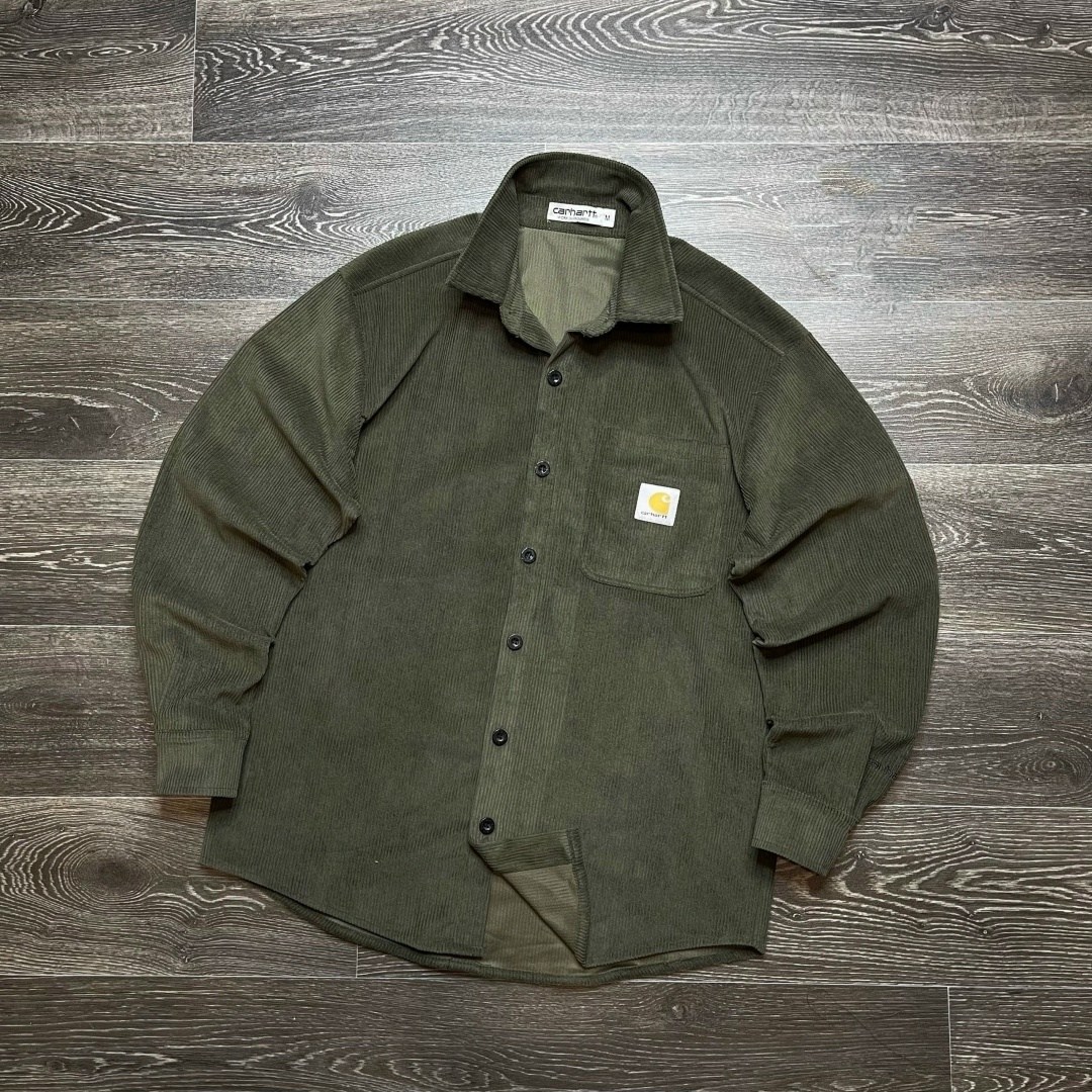 рубашка carhartt,куртка-рубашка carhartt wip дерби,вельветовая рубашка,рубашка вельветовая мужская,carhartt одежда