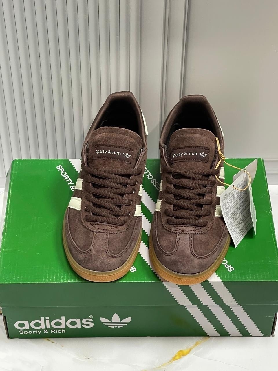 кроссовки летние adidas sporty and rich adidas цвет коричневый,кроссовки adidas handball spezial sporty & rich brown кеды adidas samba 430107665,кроссовки adidas handball spezial sporty & rich brown,к