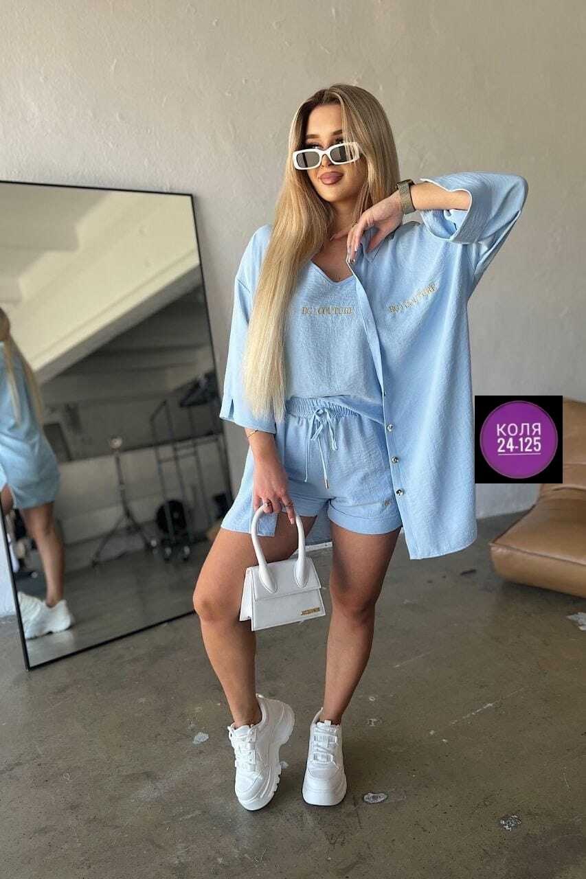 женский костюм с шортами,костюм женский тройка,костюм женский с шортами и рубашкой,костюм двойка женский летний,костюм тройка с шортами женский