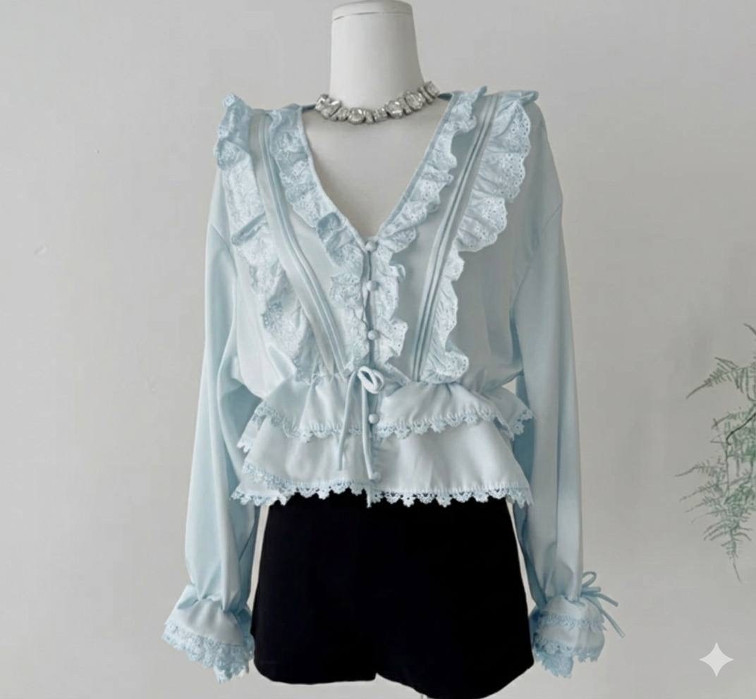 блузка с оборками,элегантная блузка с рюшей,женская блузка,блузка с воланами и рюшами,модная блузка