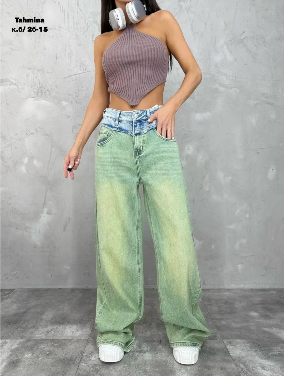 женские джинсы,джинсы женские широкие,широкие джинсы,джинсы зеленый,брюки джинсы