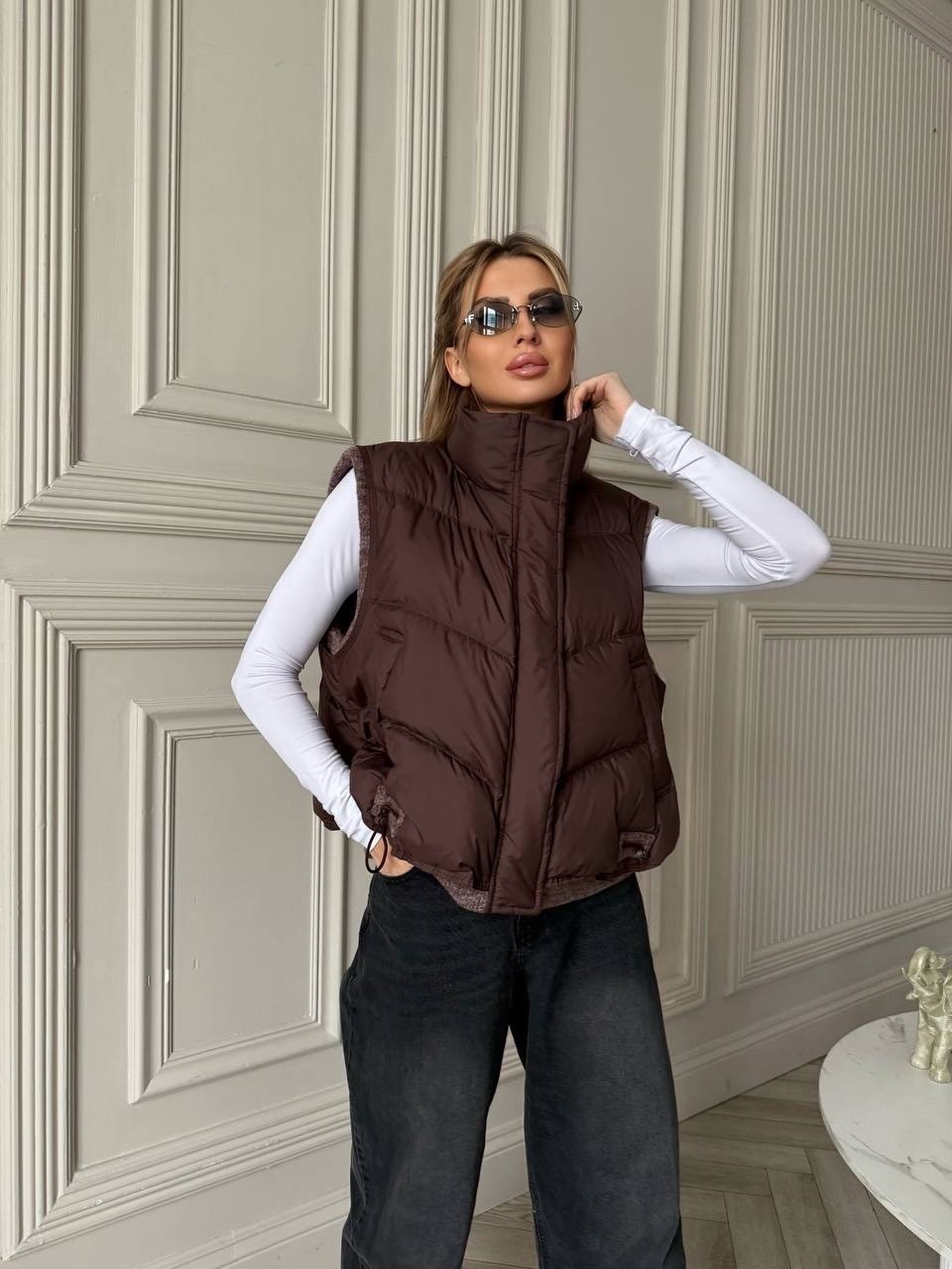 жилетка женская,жилет женский,жилет женский утепленный,жилет,жилетка короткая