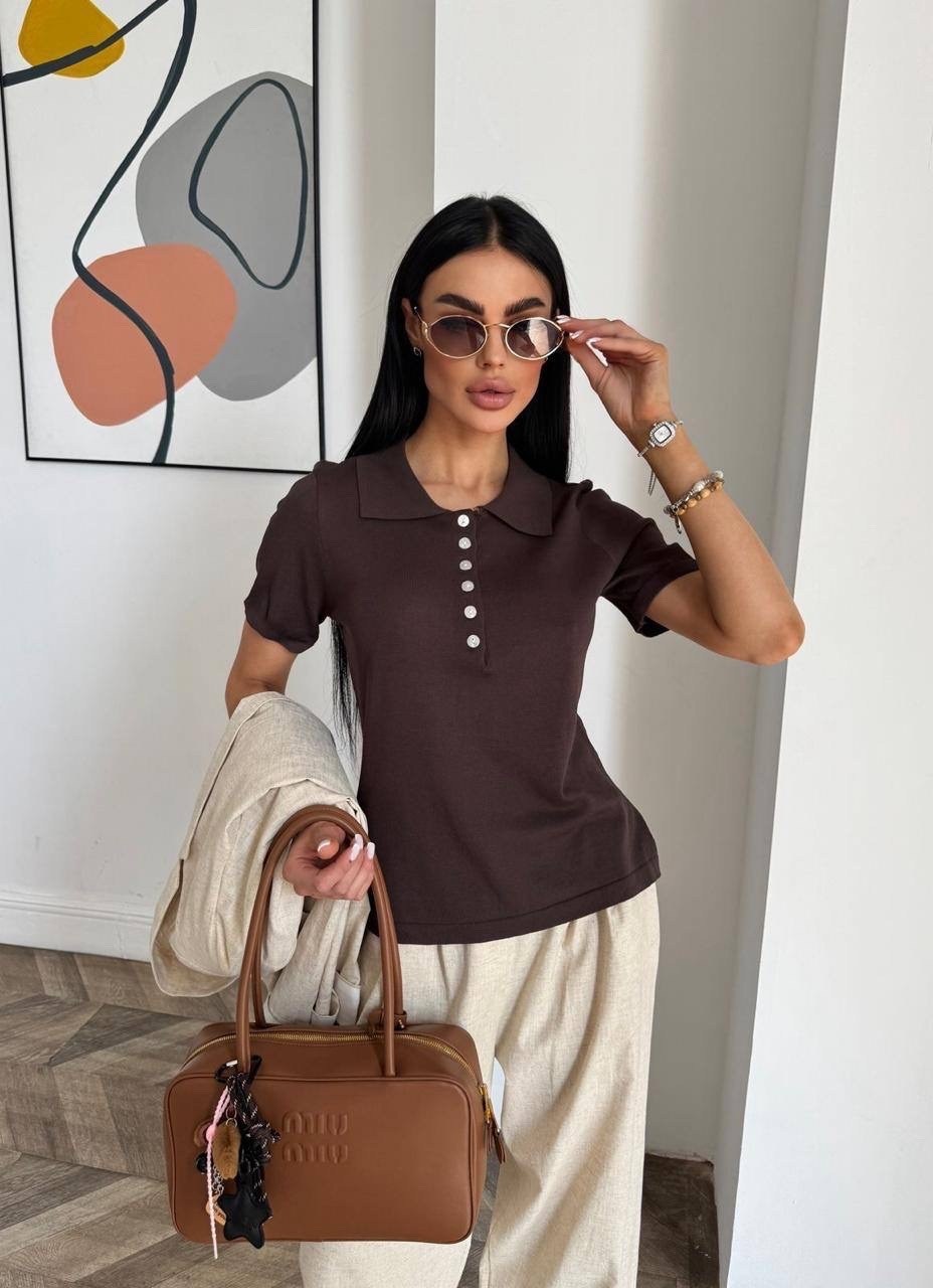 кофта поло,женская кофта,женская футболка поло,стильные костюмы,женская футболка