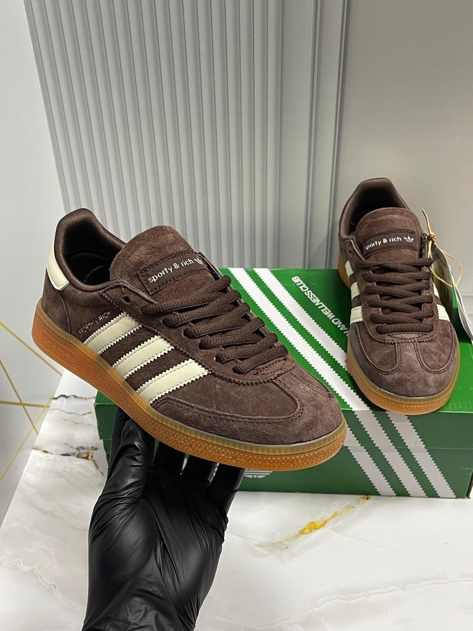 кроссовки летние adidas sporty and rich adidas цвет коричневый,кроссовки adidas handball spezial sporty & rich brown кеды adidas samba 430107665,кроссовки adidas handball spezial sporty & rich brown,к