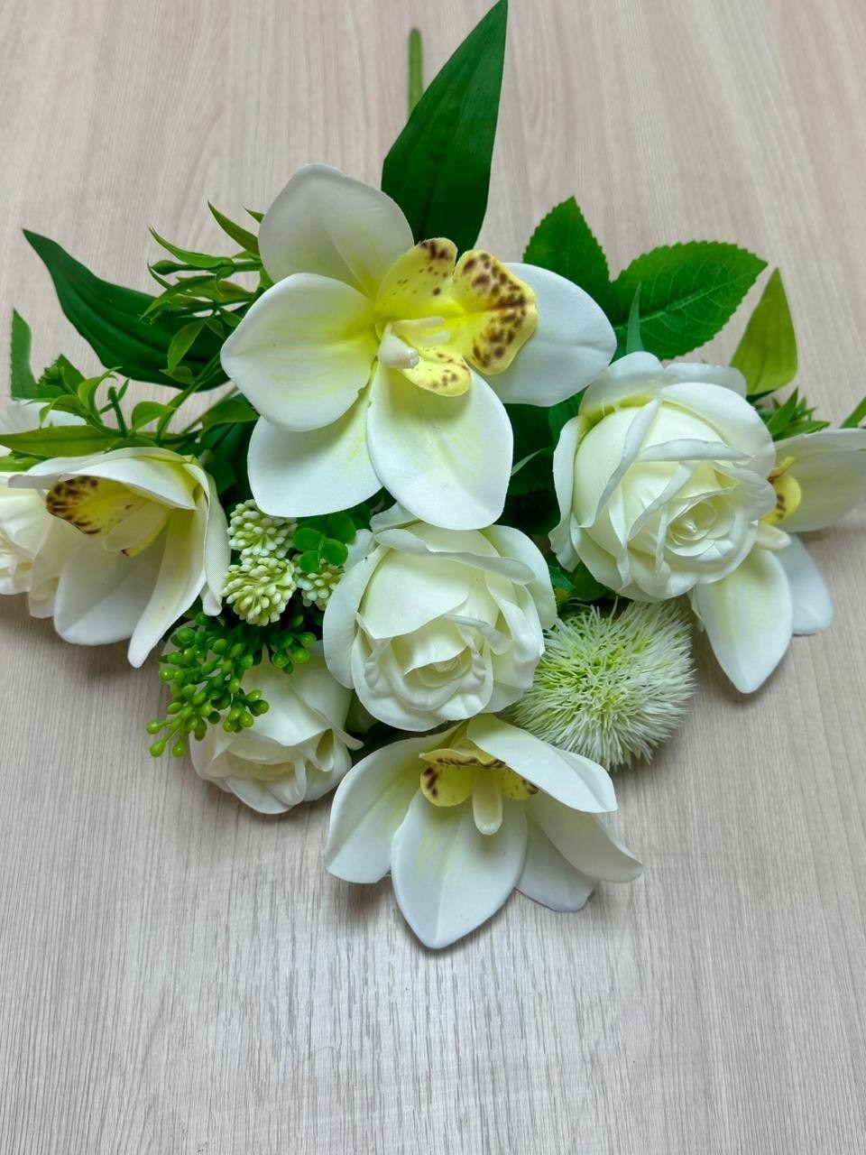 цветок искусственная,искусственные цветы орхидея,роза персиковая,роза пич аваланж,чайно гибридная роза