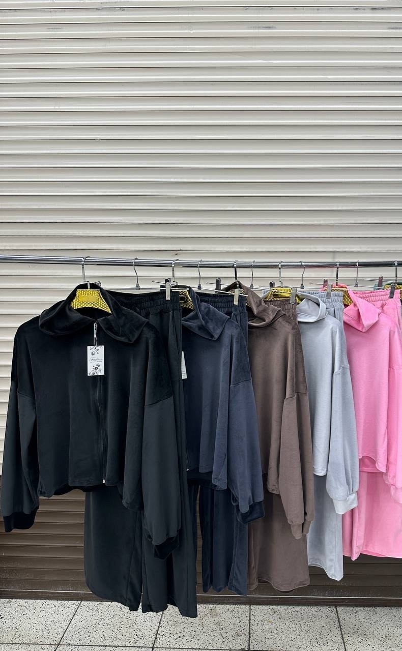 cпортивный костюм женский на флисе,велюровый костюм,костюм женский,брючный костюм,повседневный спортивный костюм