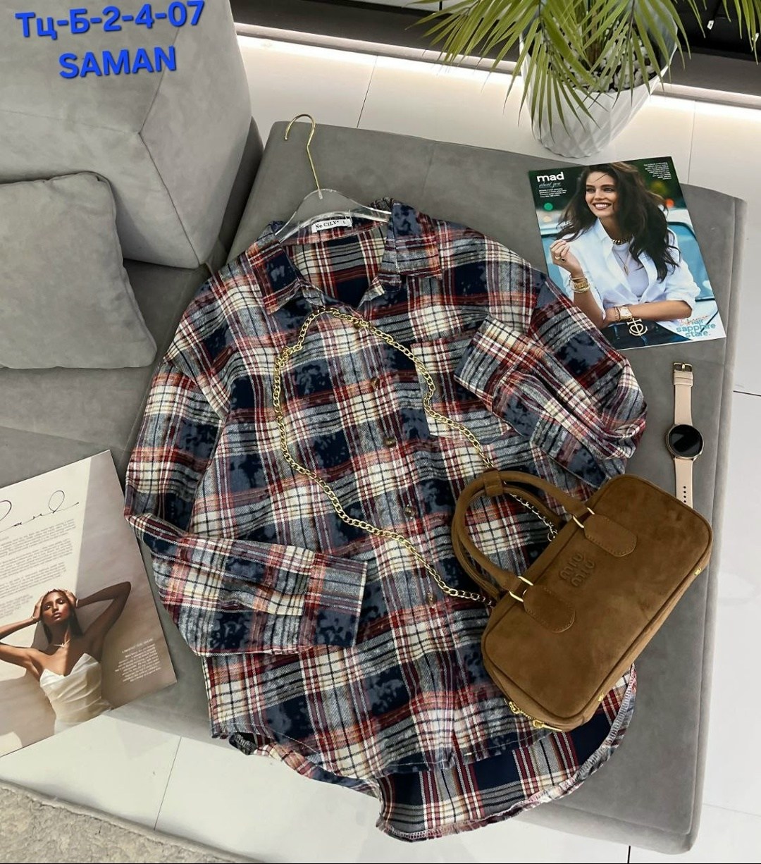 рубашка в клетку,рубашка в клетку женская,женская рубашка,рубашка,рубашка в клетку от miu miu