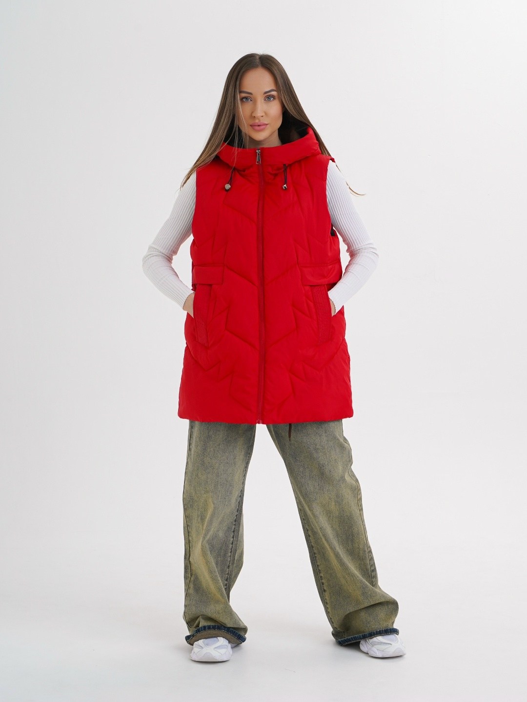 женские жилеты,жилетка женская,жилет,жилет утепленный,жилет с капюшоном