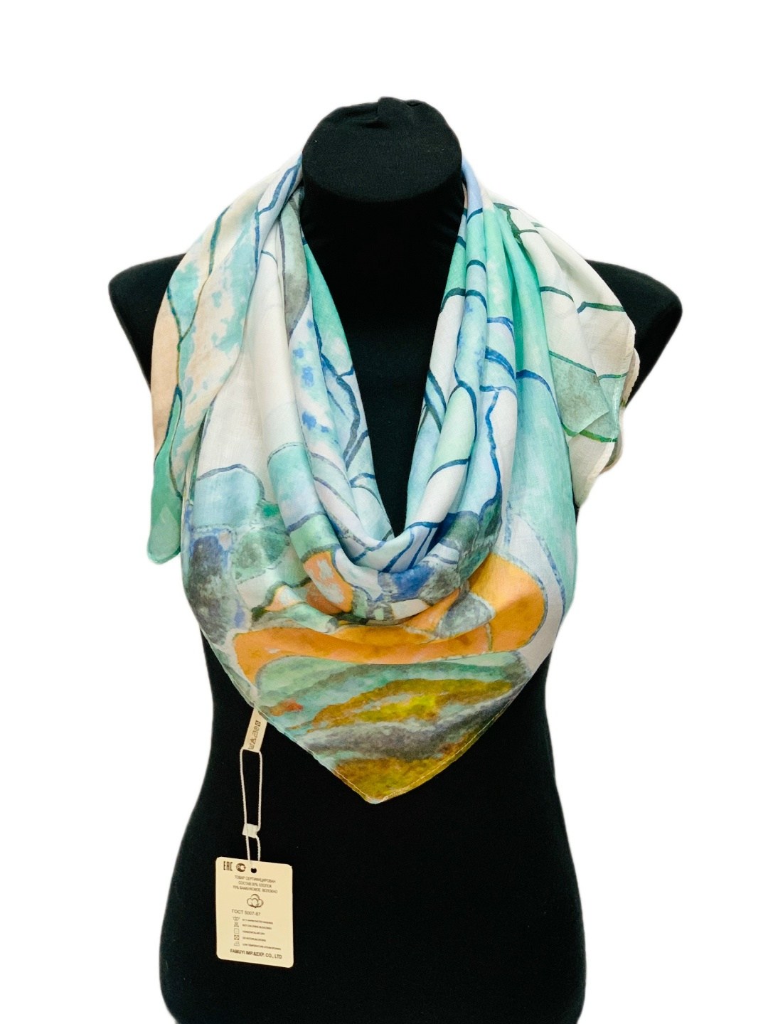 шелковый платок,платки женские,платок палантин,шелковый платок женский,платок лаура биаджотти