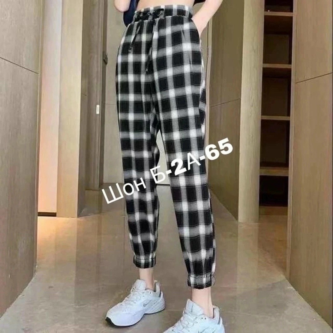женские брюки в клетку,брюки в клетку,клетчатые брюки,штаны в клетку,брюки свободные повседневные