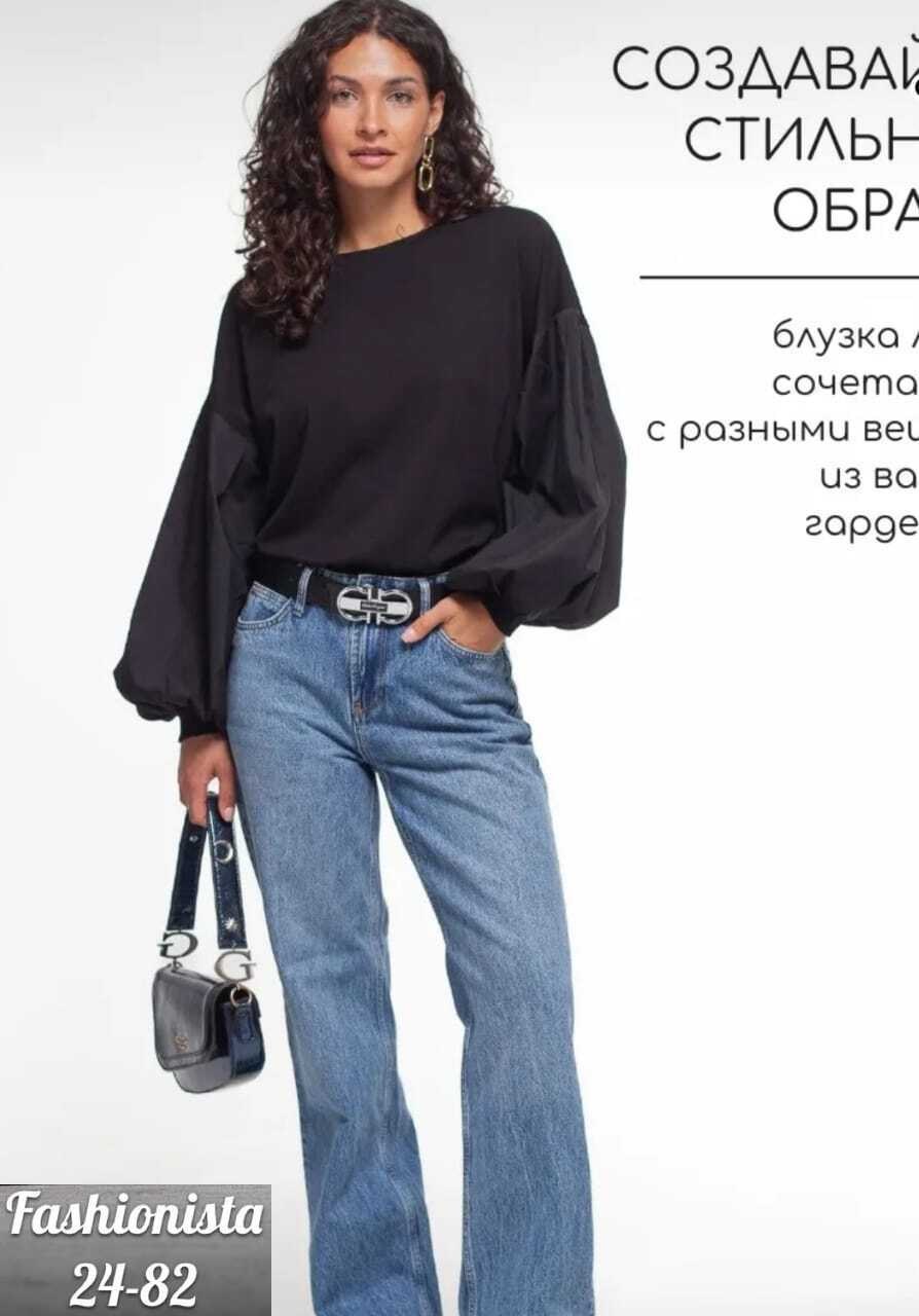 блузка с пышными рукавами,свитшот с пышными рукавами,свитшот с объемным рукавом,женский свитшот,женская кофта