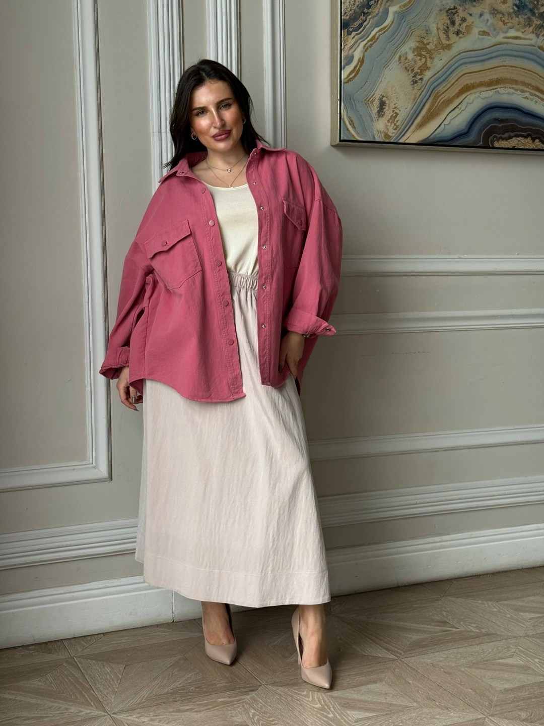 женская рубашка оверсайз,куртка оверсайз,рубашка оверсайз розовая,льняная рубашка оверсайз,джинсовая куртка оверсайз