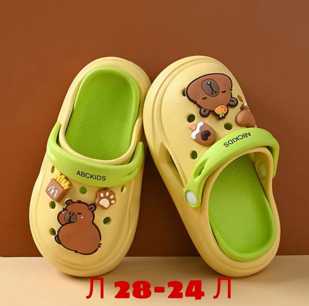сандали кроксы с джибитсами,летние тапочки для детей,кроксы сабо детские,кроксы с джибитсами,тапочки милые