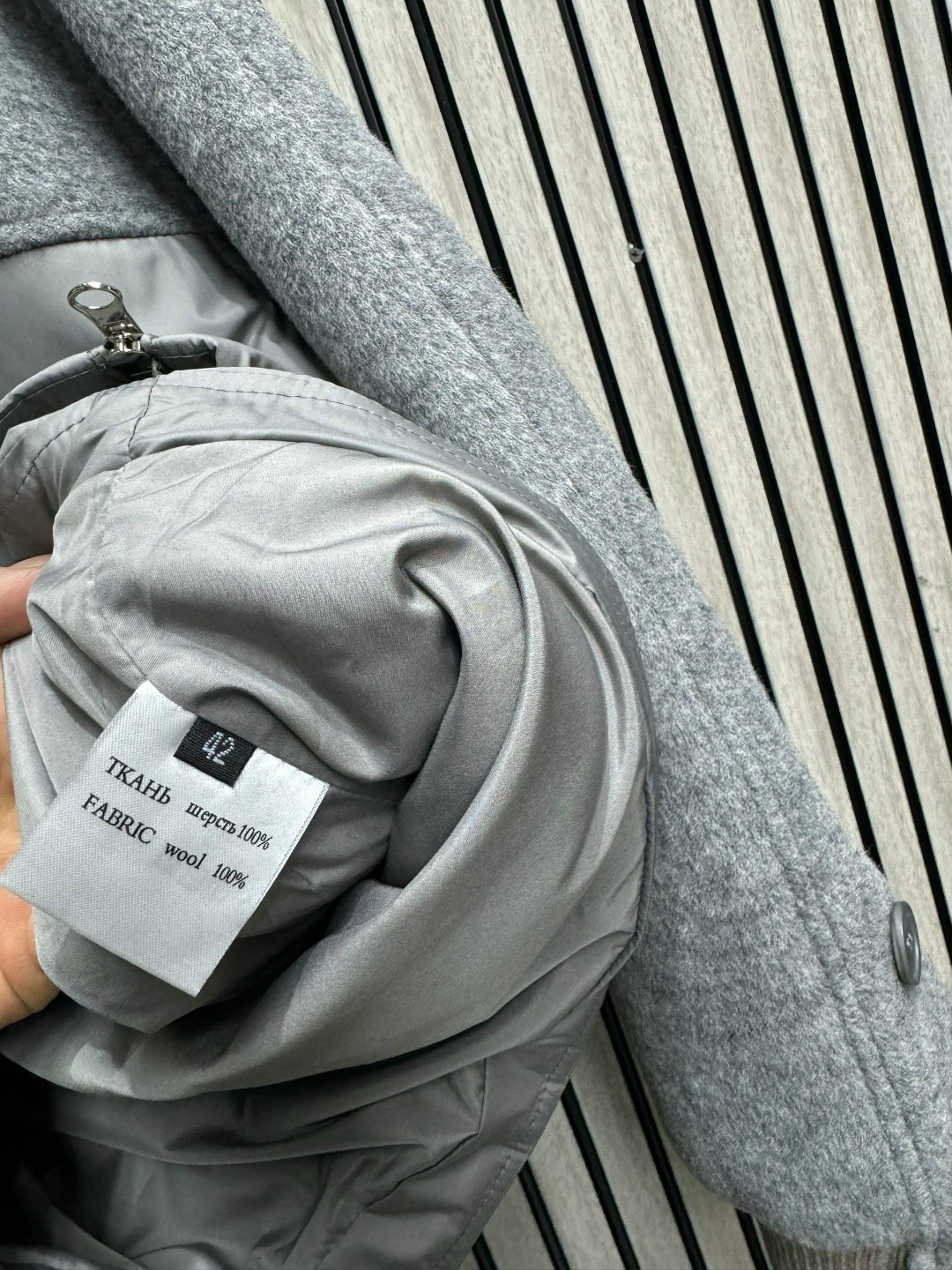 куртка женская,женский пуховик loro piana серый с капюшоном,демисезонная куртка,комбинированные куртки,куртка