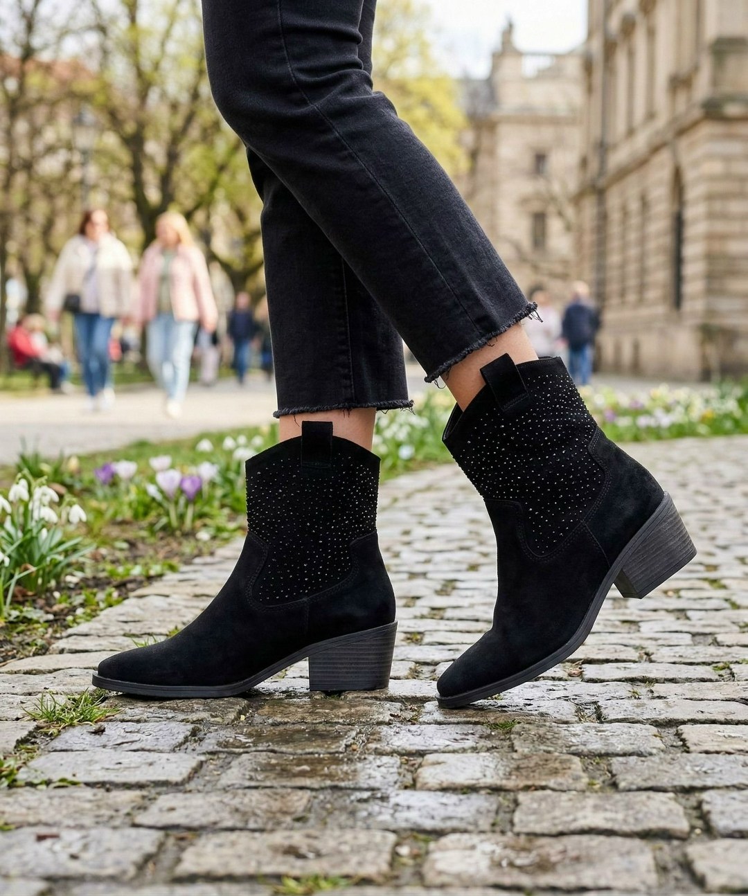 полусапоги,модные ботильоны,казаки  женская,казаки осенние premiumshoes 258751168,