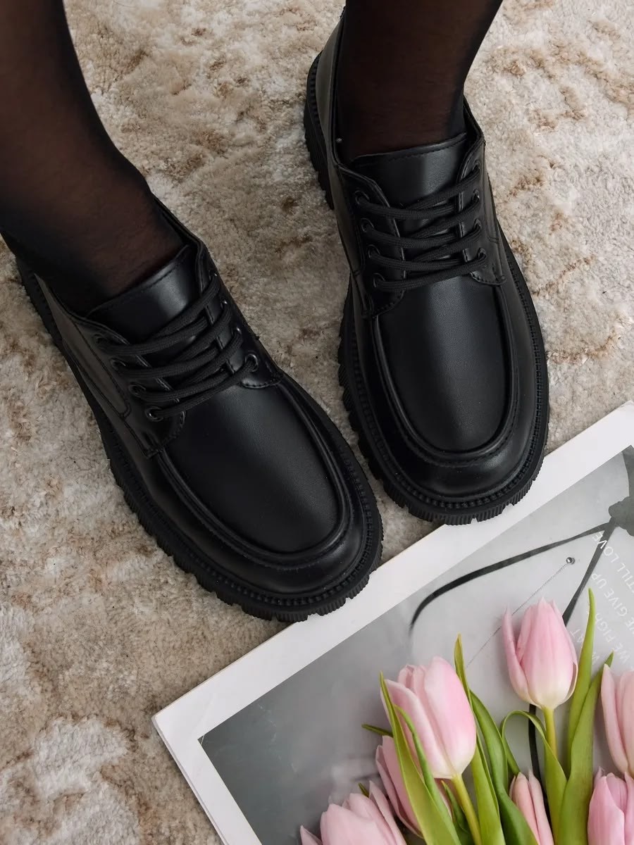 ,лоферы женские на шнурках, повседневные,обуви,лоферы на шнурках