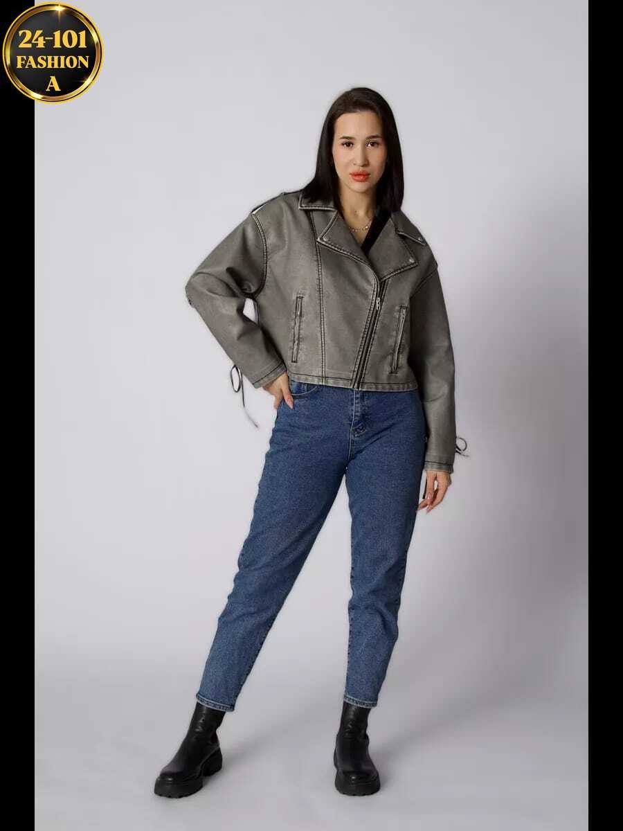 косуха винтажная кожаная куртка серая оверсайз mony,косуха винтажная куртка кожаная oversize серая monyken,женская демисезонная кожаная куртка-косуха оверсайз,косуха серая винтажная куртка кожаная ове