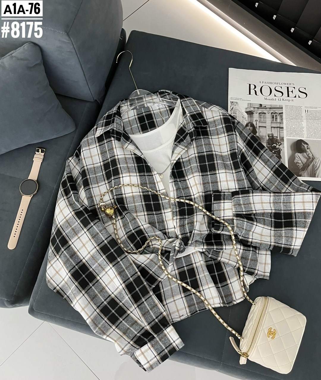 женская рубашка в клетку,рубашка женская в клетку оверсайз,рубашка в клетку с майкой beststyle,рубашка в клетку,женская рубашка в клетку свободного кроя