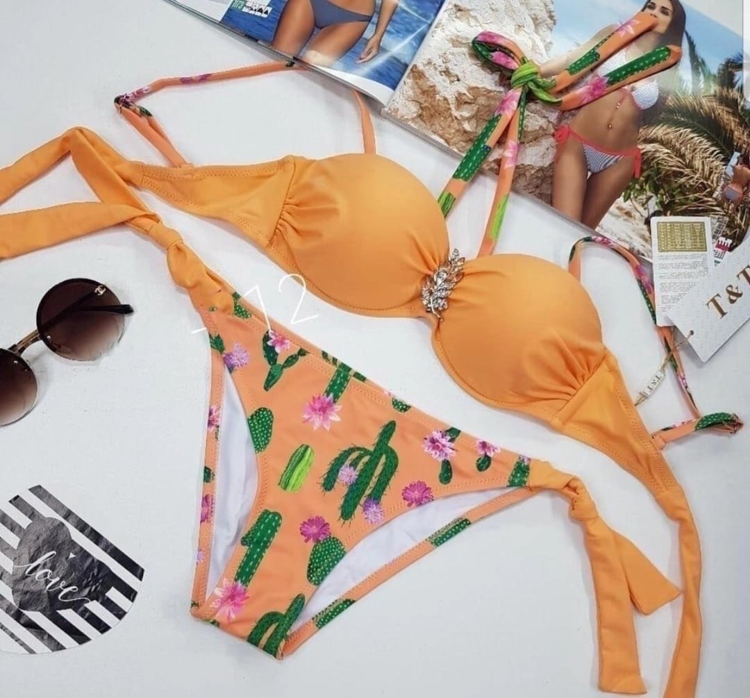 купальники раздельные женские,раздельные купальники,купальник женский,оранжевый купальник,купальник