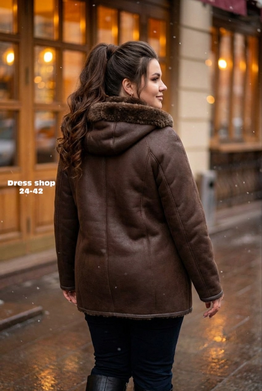 дубленка короткая двусторонняя 01 каляев,дубленка женская каляев 63791 коричневая 44 ru,дубленка женская,дубленка короткая двусторонняя каляев,дубленка зимняя женская