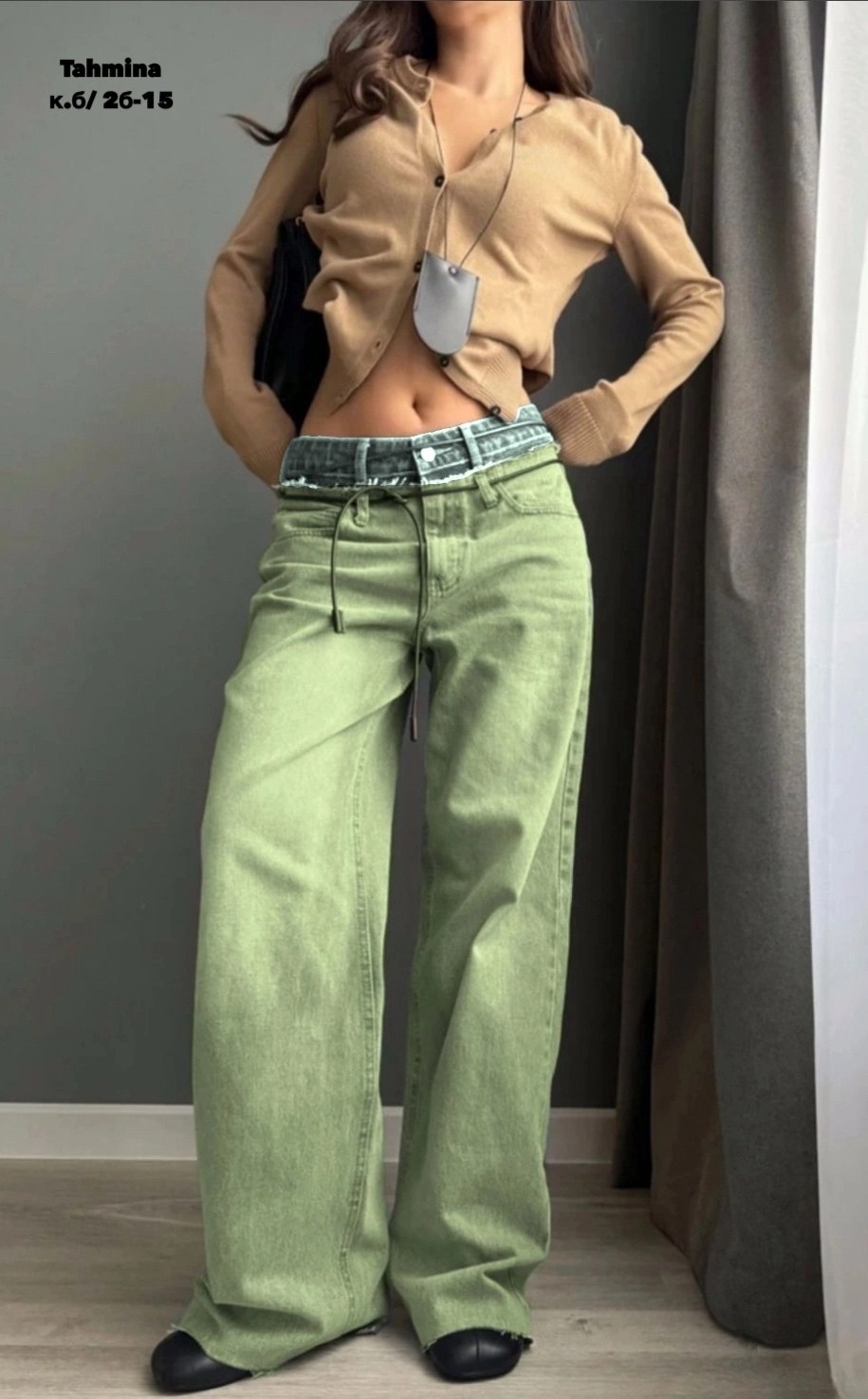 женские джинсы,джинсы женские широкие,широкие джинсы,джинсы зеленый,брюки джинсы