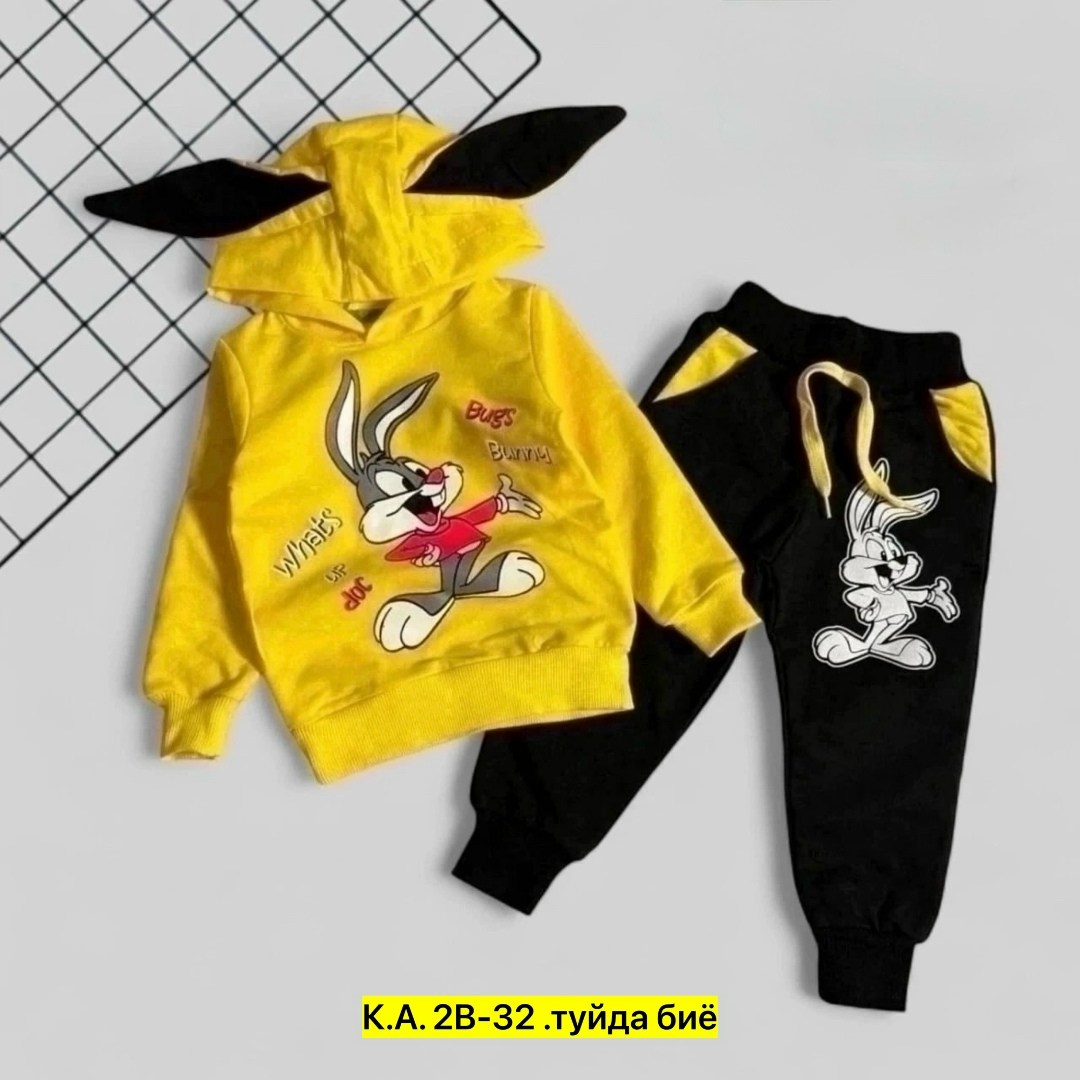 детский костюм трикотажный bugs bunny,трикотажный костюм для девочки,костюм трикотажный,детские костюмы,детский костюм трикотажный bugs bunny q&t kisd 215609262