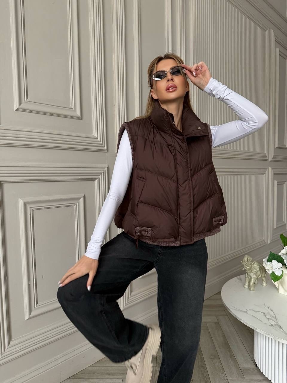 жилетка женская,жилет женский,жилет женский утепленный,жилет,жилетка короткая