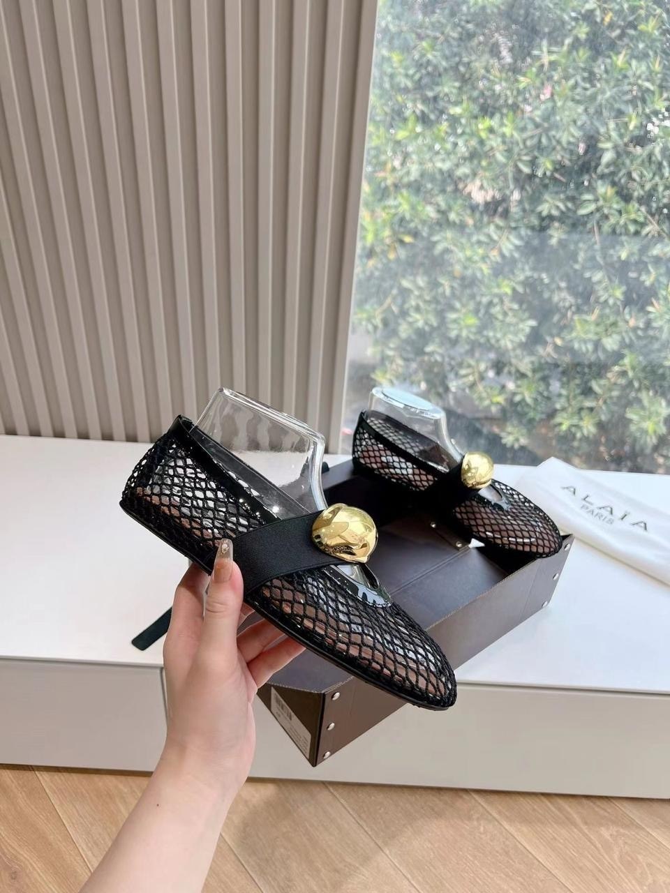 балетки alaia,балетки в сетку,плетеные балетки,балетки женские,