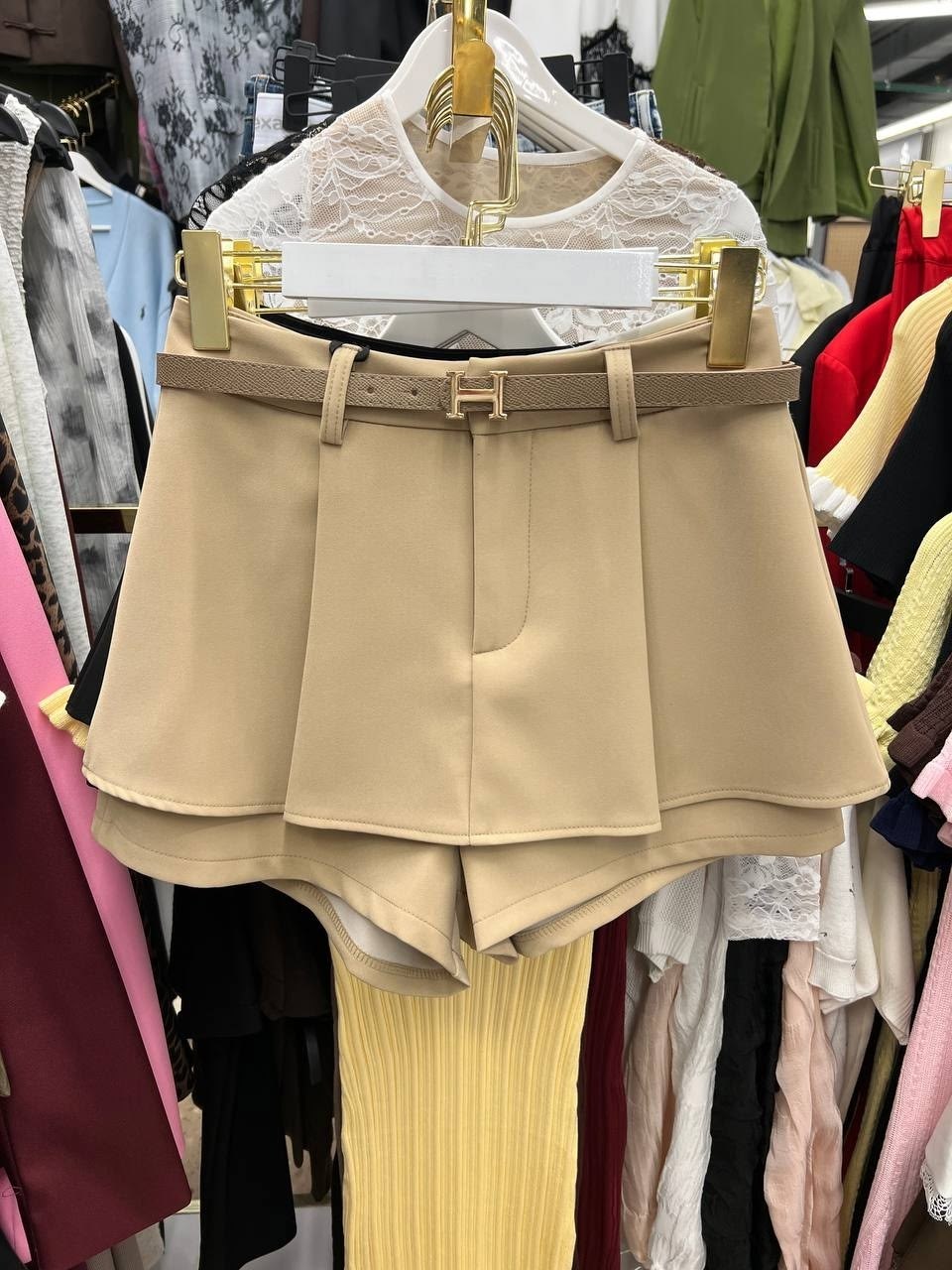 шорты женские с,женские повседневные шорты с высокой талией,элегантные шорты,шорты в рубчик женские,шорты женские до колен винтажные широкие штаны с завышенной талией в корейском стиле