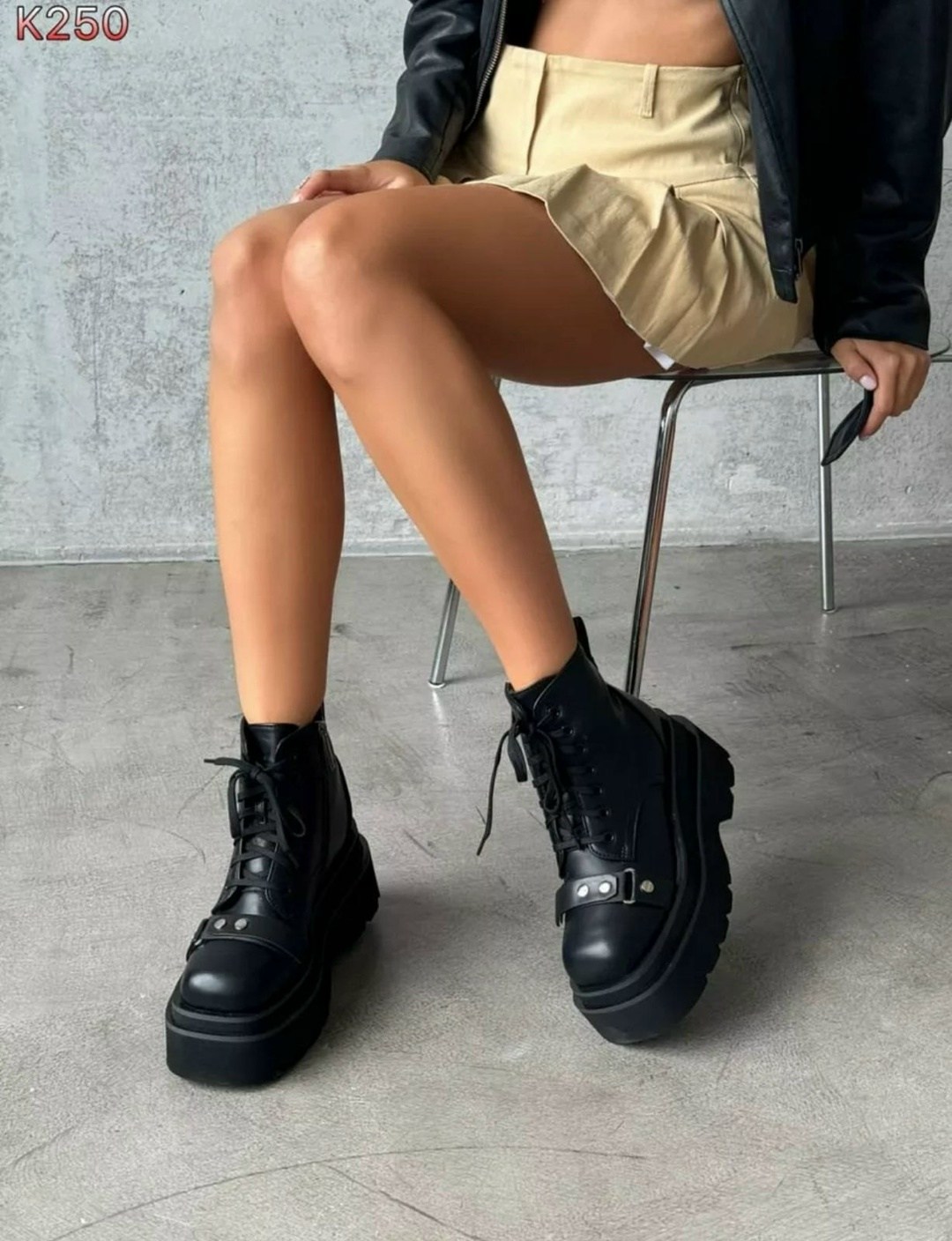 ботинки трендовые демисезонные miss me,,ботинки,ботинки женские,ботинки на платформе