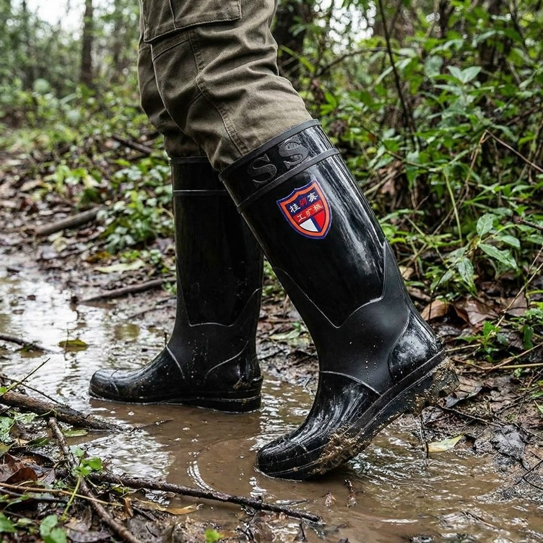 резиновые сапоги,мужские резиновые сапог,сапоги для рыбалки,,мужские водонепроницаемые резиновые сапоги