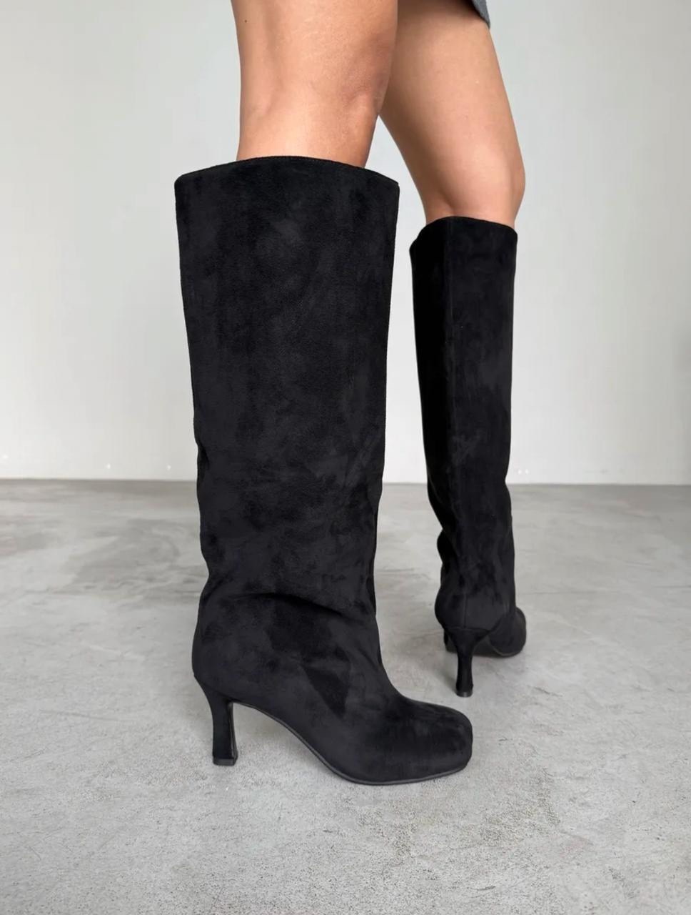 замшевые сапоги,замшевые сапоги на каблуке,сапоги коричневые на каблуке,натуральные замшевые сапоги женские,сапоги трубы на каблуке