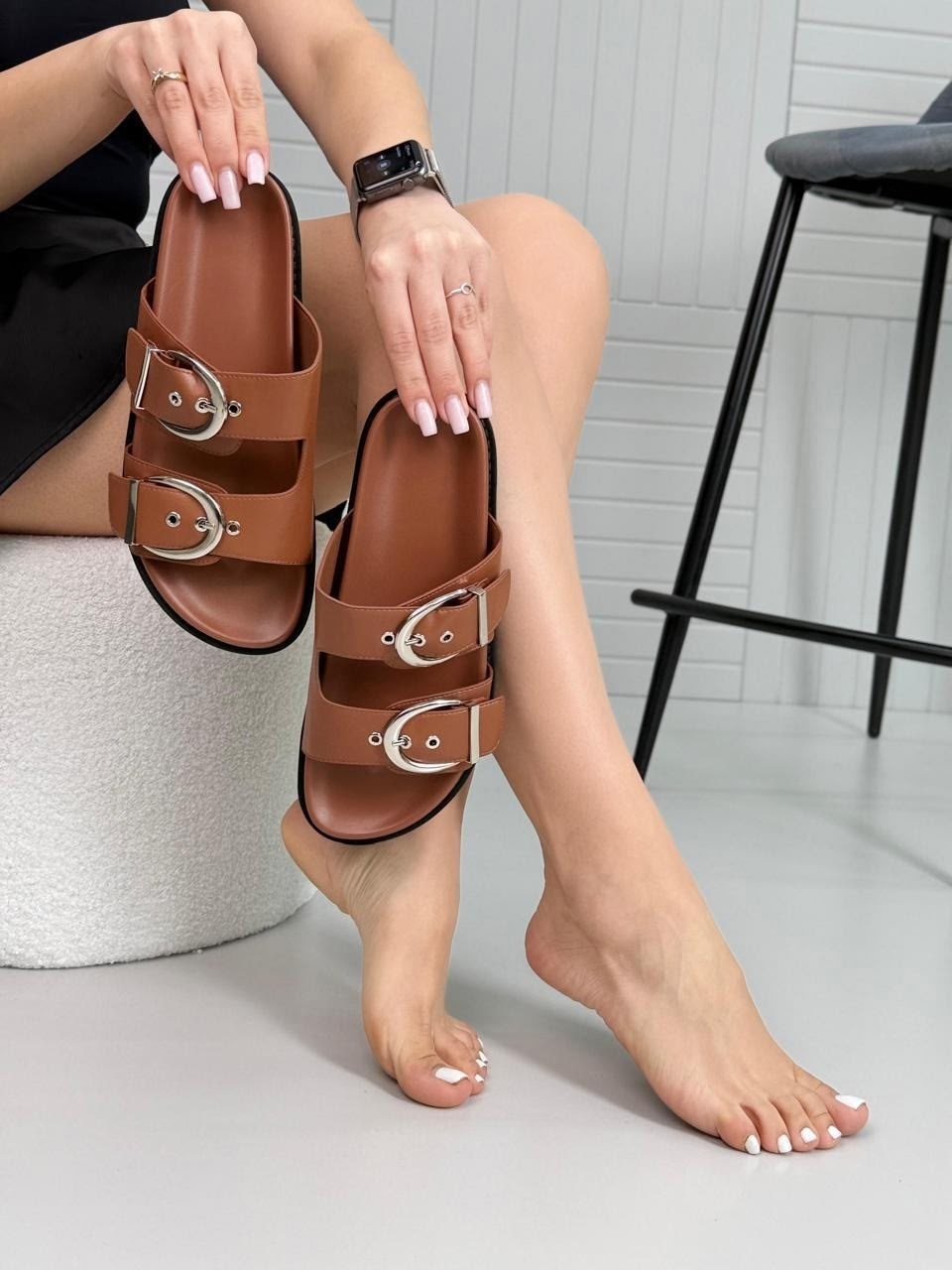 шлепанцы женские,,босоножки женские,женские сандалии,коричневые босоножки