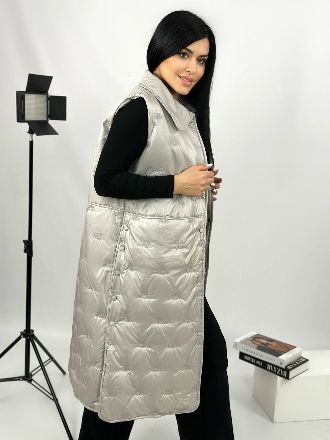 жилетка длинная,жилет длинный женский,женская жилетка,жилетка удлиненная,удлиненный жилет