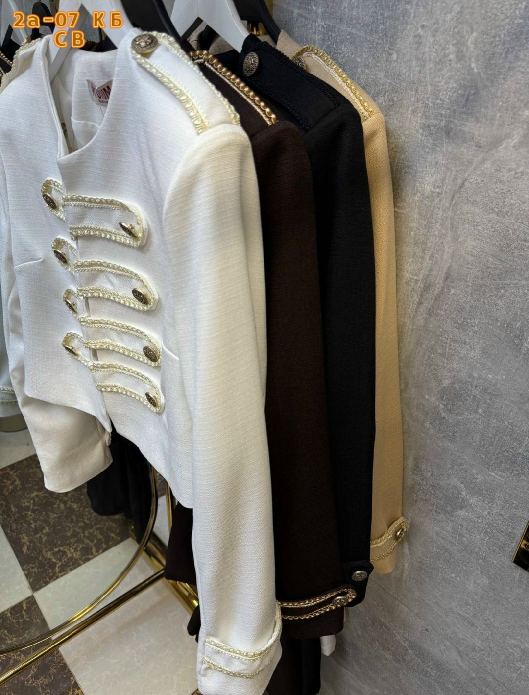 гусарский пиджак,женский белый жакет с воротником-стойкой ralph lauren,сценические костюмы,куртка