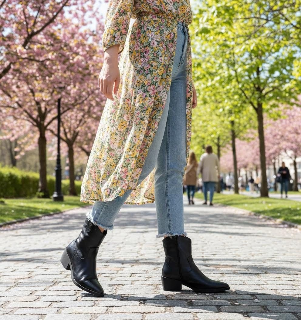 полусапоги,модные ботильоны,казаки  женская,казаки осенние premiumshoes 258751168,